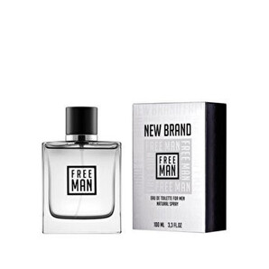 Apa de toaleta New Brand Perfumes Free Man, 100 ml, pentru barbati