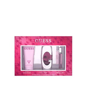 Set cadou Guess (Apa de parfum 75 ml + Apa de parfum 15 ml + Lotiune de corp 200 ml), pentru femei