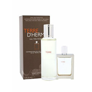 Set cadou Hermes Terre D'Hermes Eau Tres Fraiche (Apa de toaleta 30 ml + Apa de toaleta Refill 125 ml), pentru barbati