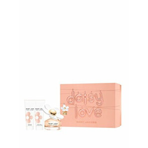 Set cadou Marc Jacobs Daisy Love (Apa de toaleta 50 ml + Lotiune de corp 75 ml + Gel de dus 75 ml), pentru femei