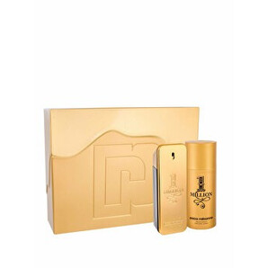 Set cadou Paco Rabanne 1 Million (Apa de toaleta 100 ml + Deospray 150 ml), pentru barbati