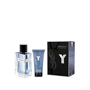 Set cadou Yves Saint Laurent La Collection Y (Apa de toaleta 100 ml + Gel de dus 50 ml), pentru barbati