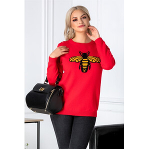 Bluza Bee rosie cu albinuta
