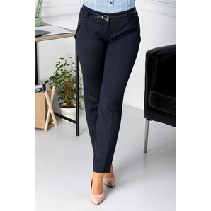 Pantaloni Lynette bleumarin office