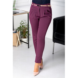 Pantaloni Malina visiniu office