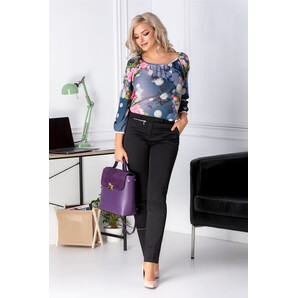 Pantaloni Mona negri office