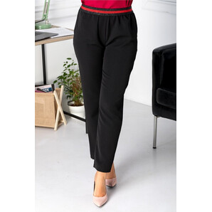 Pantaloni Saylor negri casual