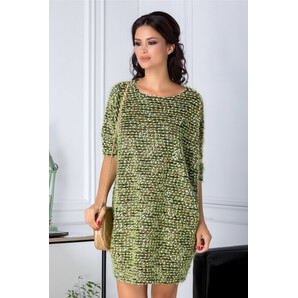 Rochie Dany tricotata verde