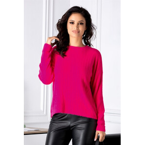 Bluza Gilly fucsia in croi lejer