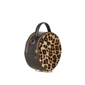 Geanta mica rotunda cu animal print