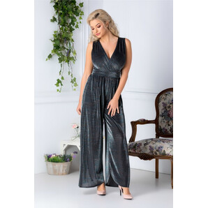 Salopeta Moze fara maneci argintiu turcoaz