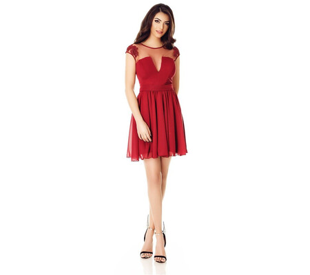 Rochie Celeste Bordo