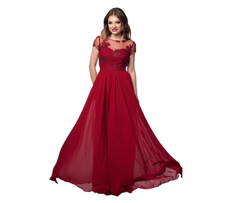 Rochie Erin Bordo