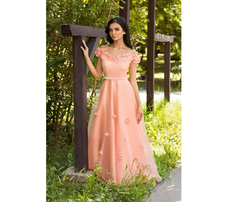 Rochie Feeria Peach