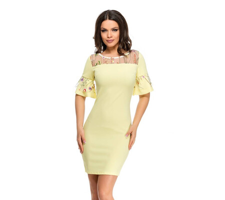 Rochie Florine Galbena