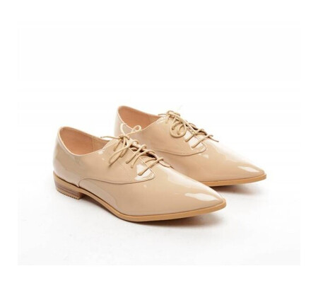 Pantofi Casual Hobis Nude