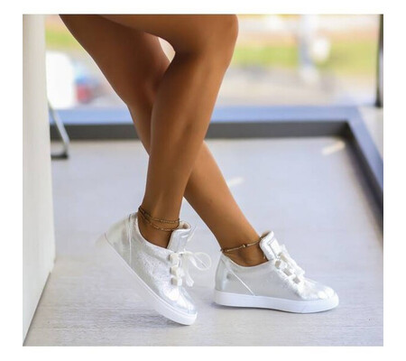 Pantofi Sport Kub Argintii