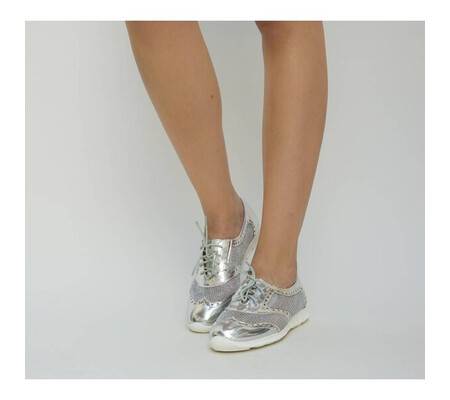Pantofi Casual Tama Argintii