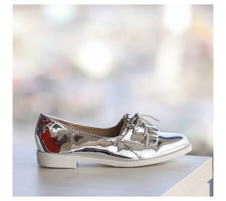 Pantofi Casual Roby Argintii