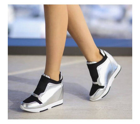 Pantofi Sport Nobel Argintii