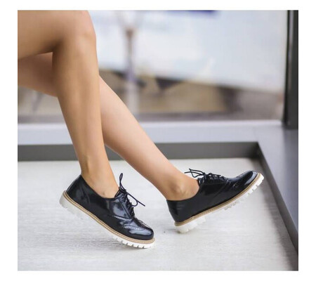 Pantofi Casual Ajram Negri