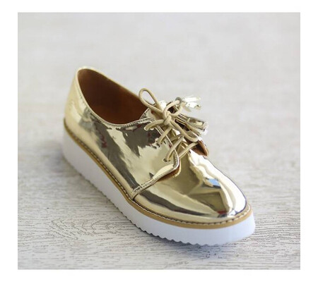 Pantofi Casual Bomber Aurii