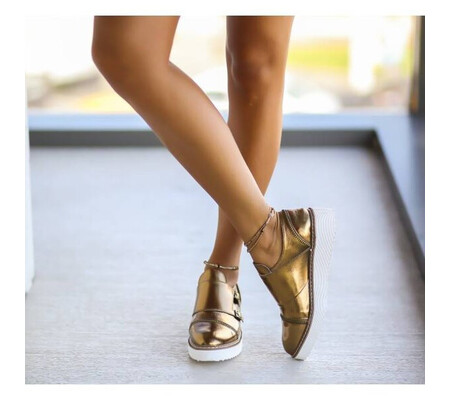 Pantofi Casual Hamod Aurii
