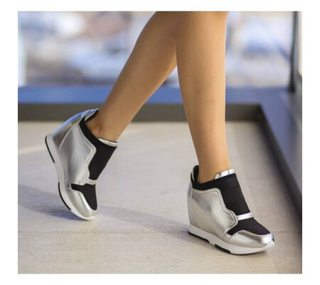 Pantofi Sport Nobel Argintii