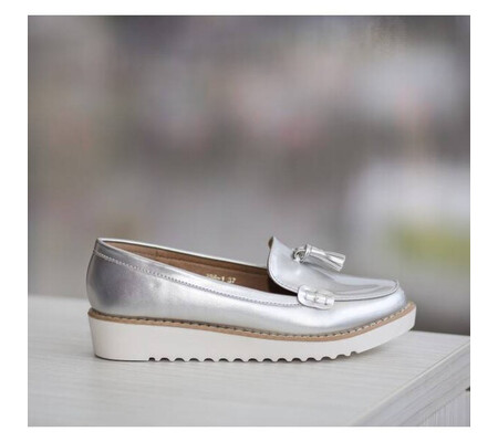 Pantofi Casual Valery Argintii