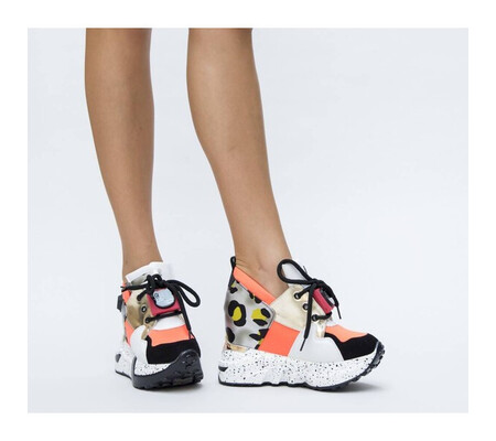 Pantofi Sport Lincos Portocalii