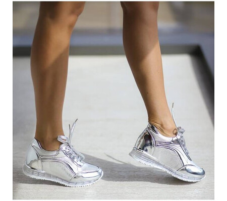 Pantofi Sport Zapal Argintii