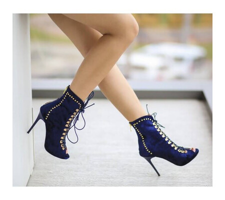 Botine Mandeo Bleumarin