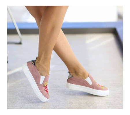 Espadrile Polini Roz