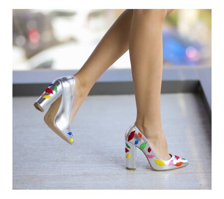 Pantofi Lips Argintii