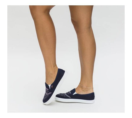 Espadrile Maxlov Bleumarin