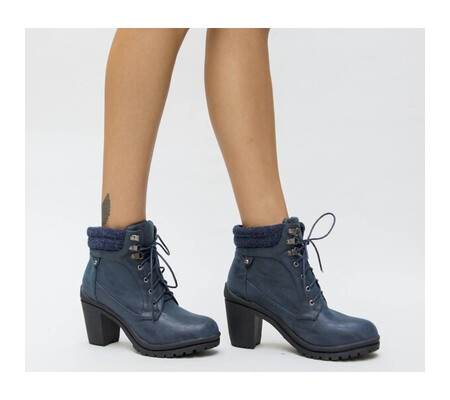 Botine Ofis Bleumarin