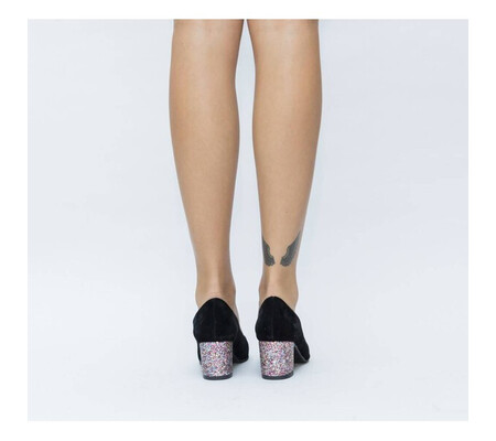 Pantofi Roda Negru Mix