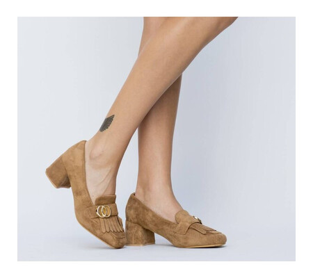 Pantofi Coval Camel