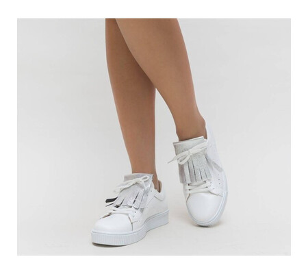 Pantofi Sport Marlen Argintii