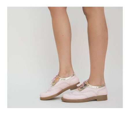 Pantofi Casual Lizete Roz 2