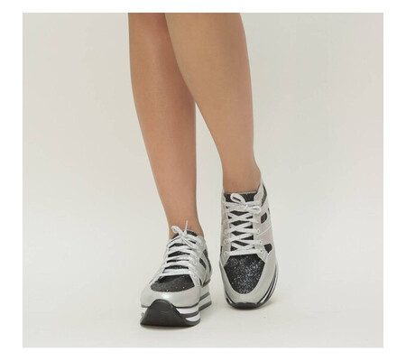 Pantofi Casual Mavi Argintii 2