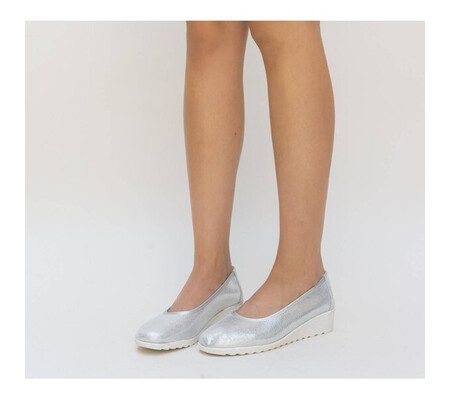 Pantofi Casual Etena Argintii