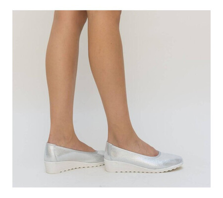 Pantofi Casual Etena Argintii