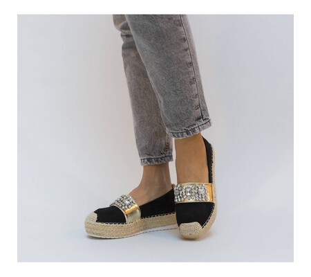 Espadrile Cute Negre