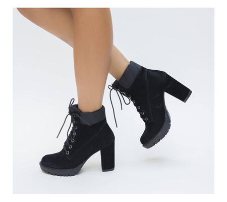 Botine Tropic Negre