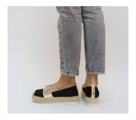 Espadrile Cute Negre