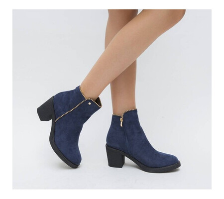 Botine Motiv Bleumarin