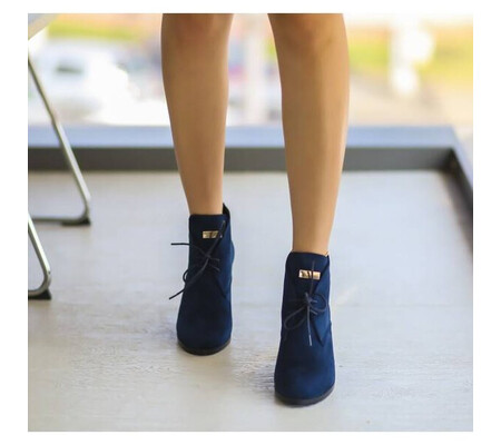 Botine Afany Bleumarin