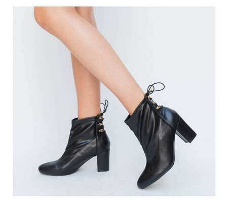 Botine Revest Negre