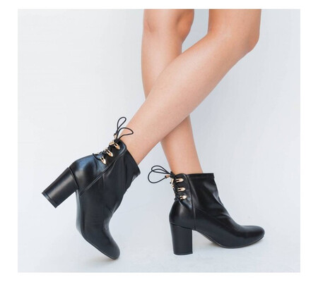 Botine Revest Negre